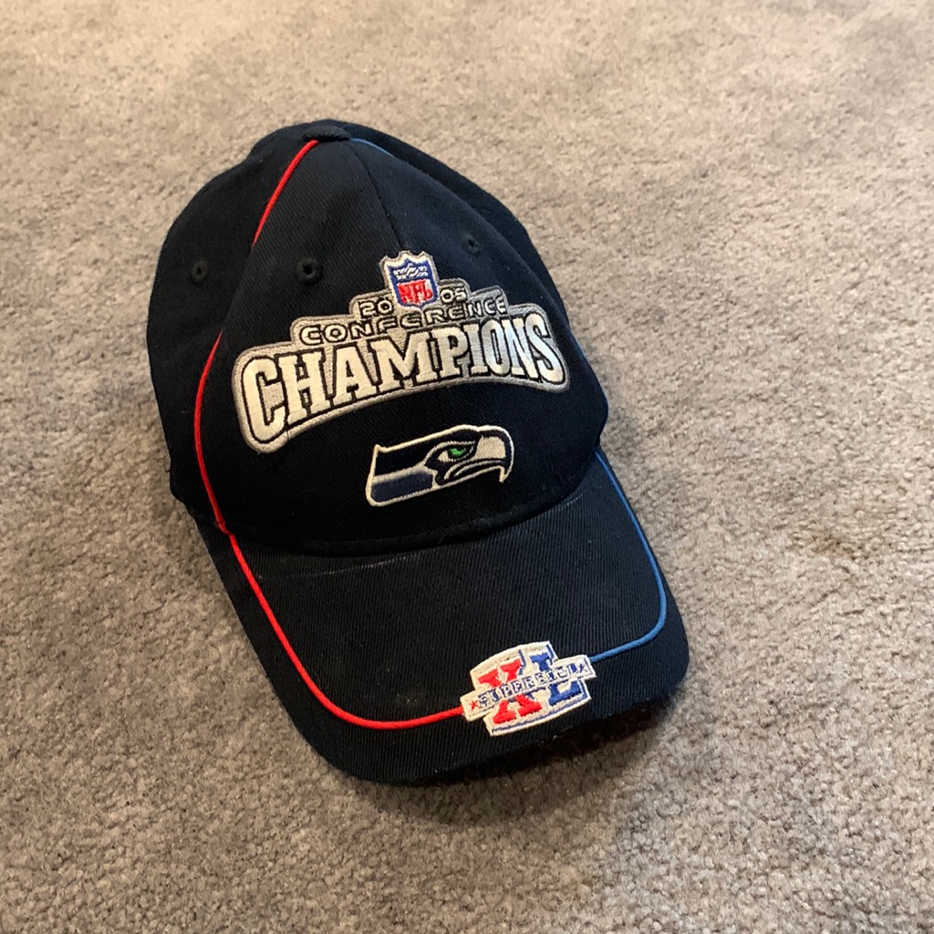 Seattle Seahawks 2005 Conference Championship Reebok Baseball Hat